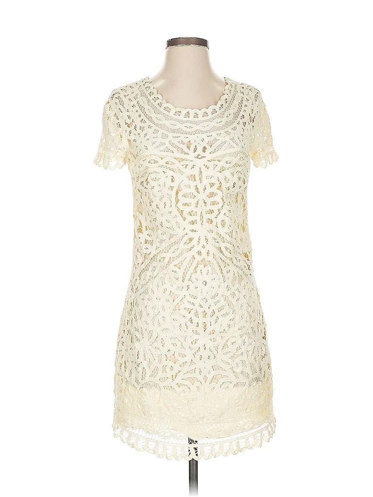 Sea New York 100% Cotton Ivory Cocktail Dress Size S (estimated) - photo 1