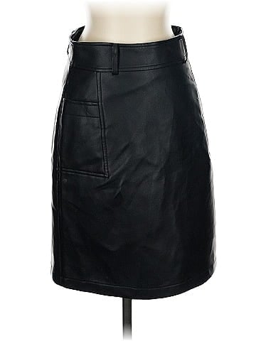 Bagatelle Faux Leather Skirt (view 1)