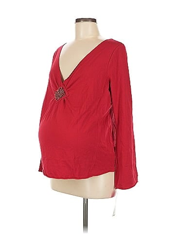 Liz Lange Maternity for Target Long Sleeve Blouse (view 1)