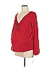 Liz Lange Maternity for Target Red Long Sleeve Blouse Size M - photo 1