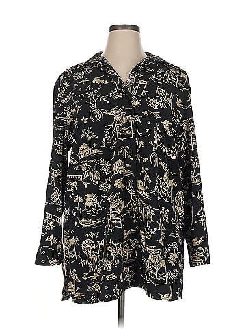 Sag Harbor Long Sleeve Blouse (view 1)