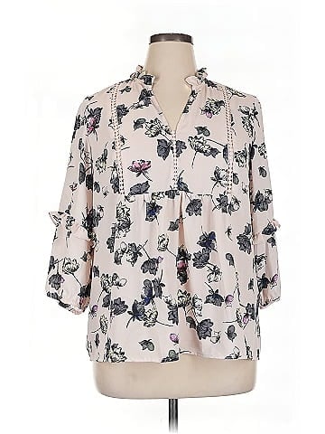 Maurices 3/4 Sleeve Blouse (view 1)