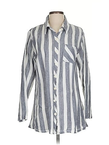 Flax Long Sleeve Button-Down Shirt (view 1)