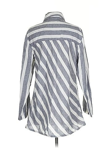 Flax Long Sleeve Button-Down Shirt (view 2)