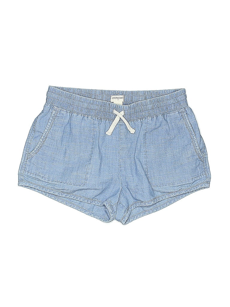 Crewcuts Outlet 100% Cotton Blue Denim Shorts Size 10 - photo 1