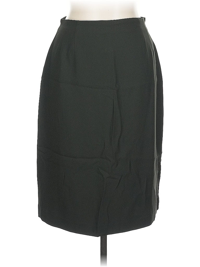 Pre-owned Liz Claiborne Casual Skirt In Gray