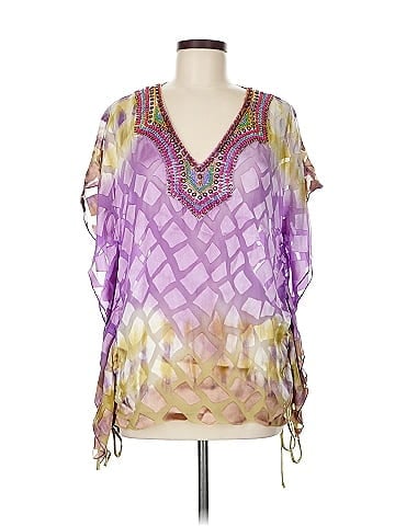 Hale Bob 3/4 Sleeve Silk Top (view 1)