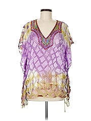 Hale Bob 3/4 Sleeve Silk Top