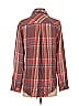 Cloth & Stone Plaid Brown 3/4 Sleeve Button-Down Shirt Size XS - photo 2