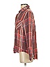 Cloth & Stone Plaid Brown 3/4 Sleeve Button-Down Shirt Size XS - photo 4