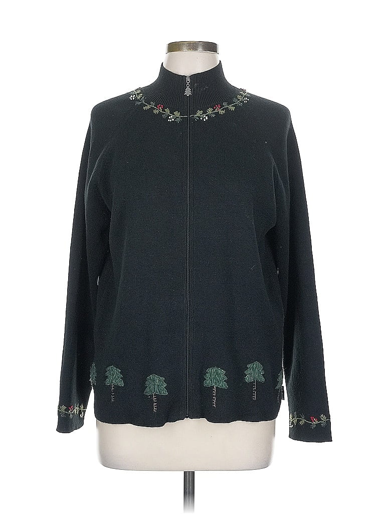 Pre-owned Woolrich Cardigan Sweater In Green