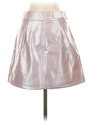 Tinseltown Faux Leather Skirt (view 2)