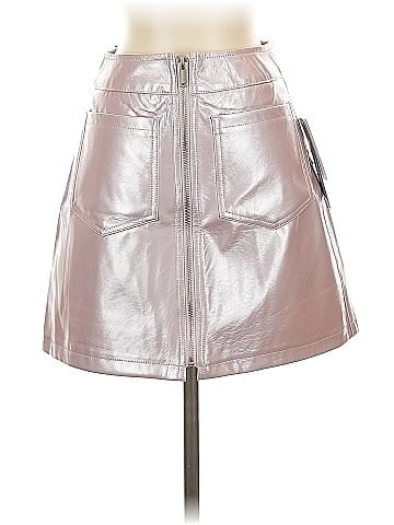 Tinseltown Faux Leather Skirt (view 1)
