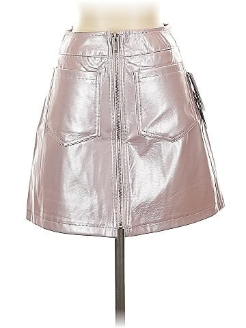Tinseltown Faux Leather Skirt (view 1)