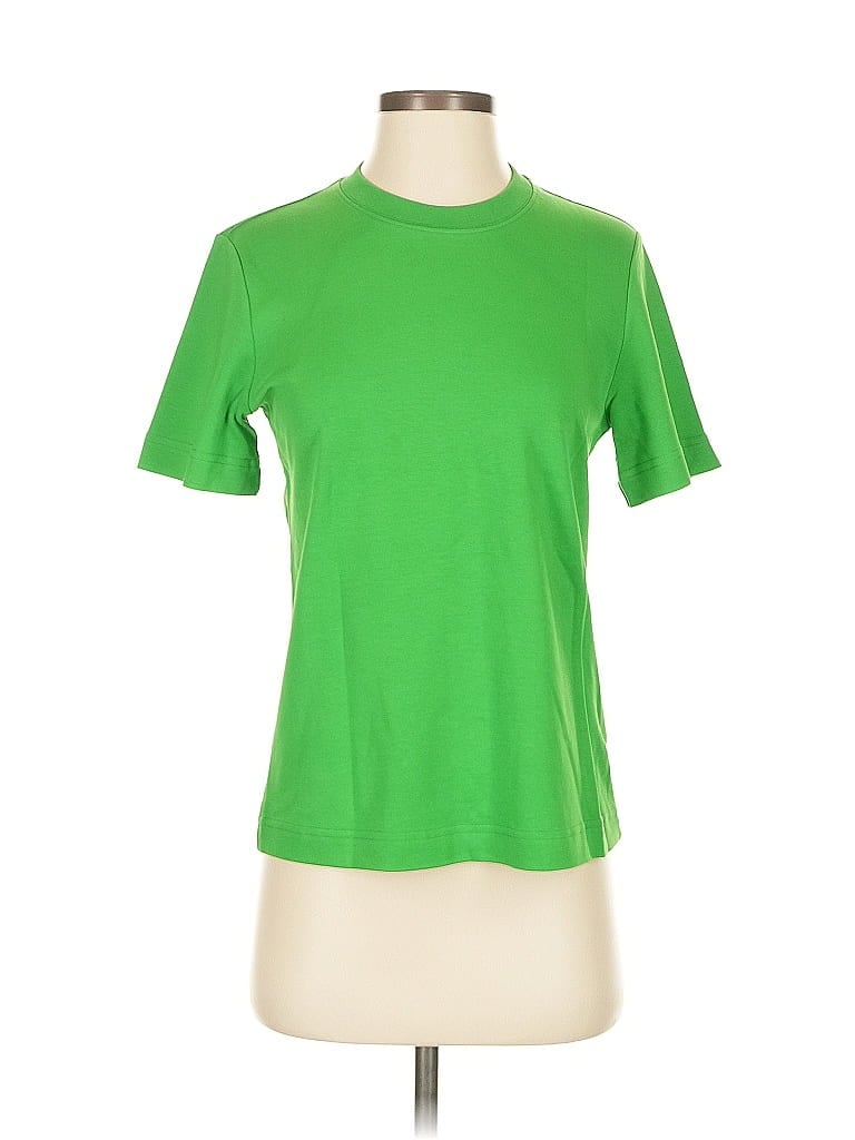 Pre-owned Massimo Dutti Active T-shirt In Green