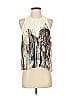Floreat 100% Viscose Ivory Sleeveless Blouse Size 2 - photo 1