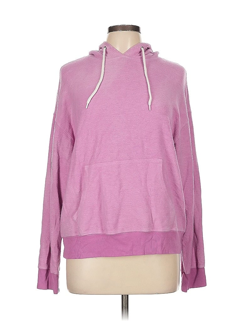 Monrow Purple Pullover Hoodie Size L - photo 1