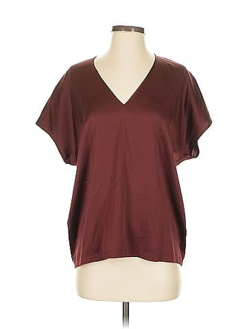 Eileen Fisher Short Sleeve Silk Top (view 1)