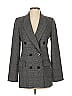 Zara Houndstooth Gray Blazer Size XS - photo 1