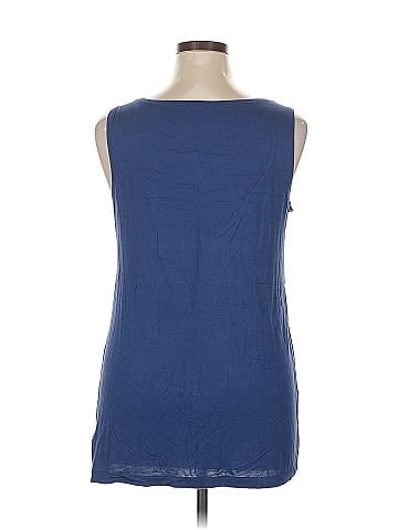 LOGO by Lori Goldstein Sleeveless T-Shirt (view 2)