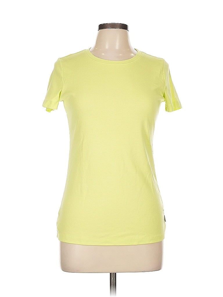 Pre-owned Eddie Bauer Active T-shirt In Yellow