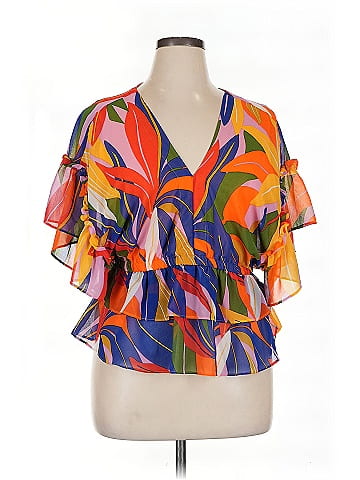 Marc New York Andrew Marc Short Sleeve Blouse (view 1)