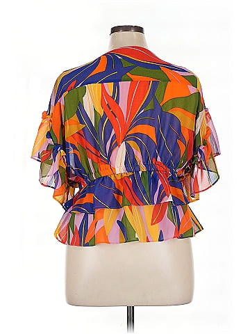 Marc New York Andrew Marc Short Sleeve Blouse (view 2)