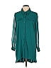 Susan Graver Teal Casual Dress Size L - photo 1