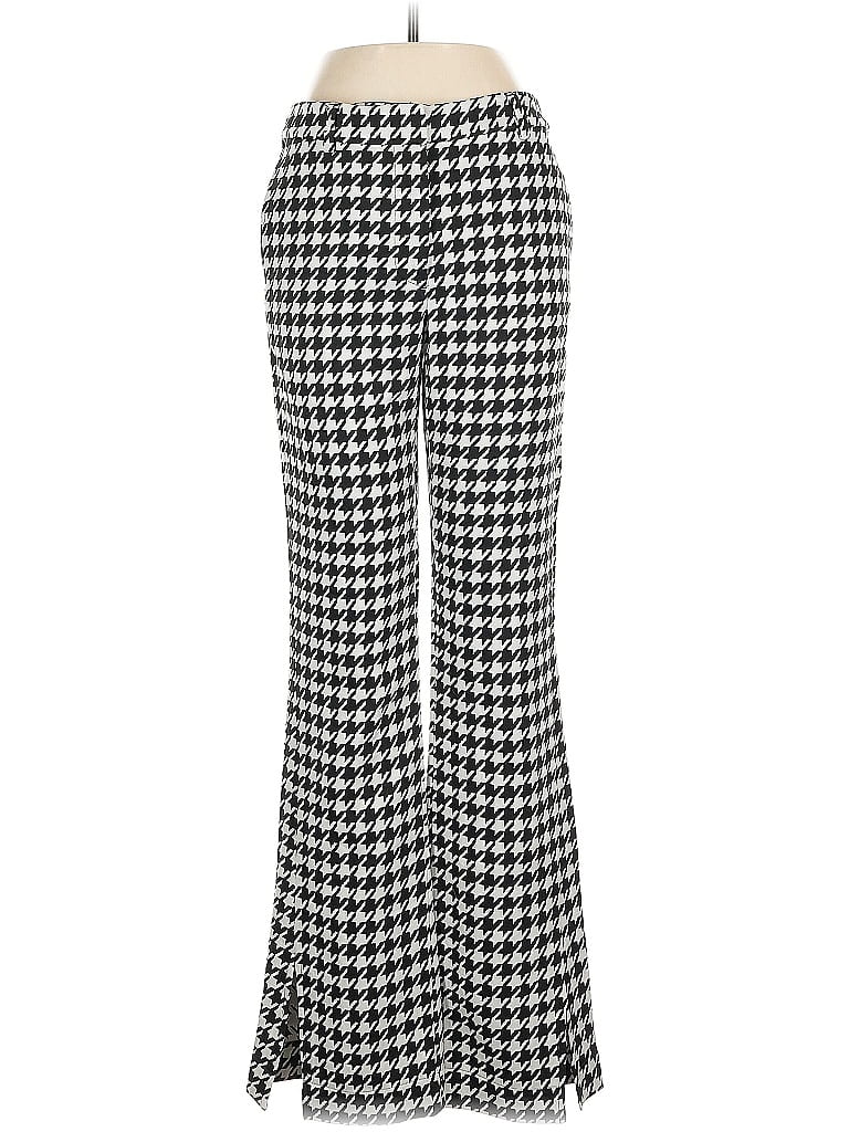 Anine Bing Houndstooth Black Casual Pants Size EU 38 / US 8 - photo 1