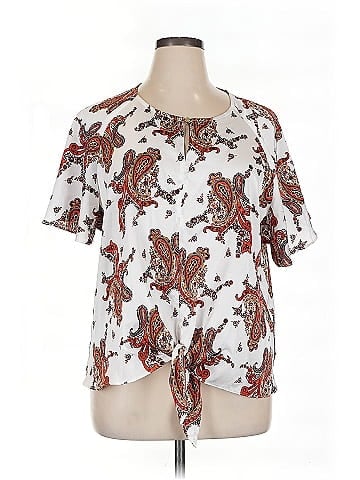 Liz Claiborne Short Sleeve Blouse (view 1)