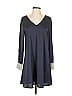 Gracia 100% Polyester Gray Long Sleeve Blouse Size S - photo 1