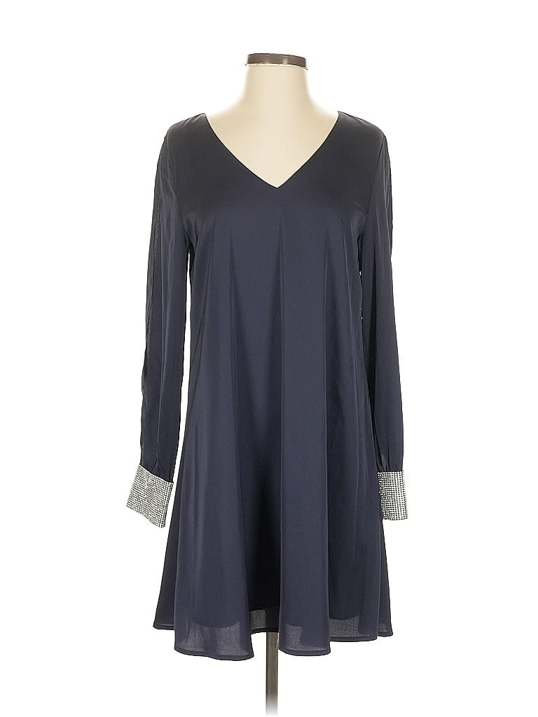 Gracia 100% Polyester Gray Long Sleeve Blouse Size S - photo 1