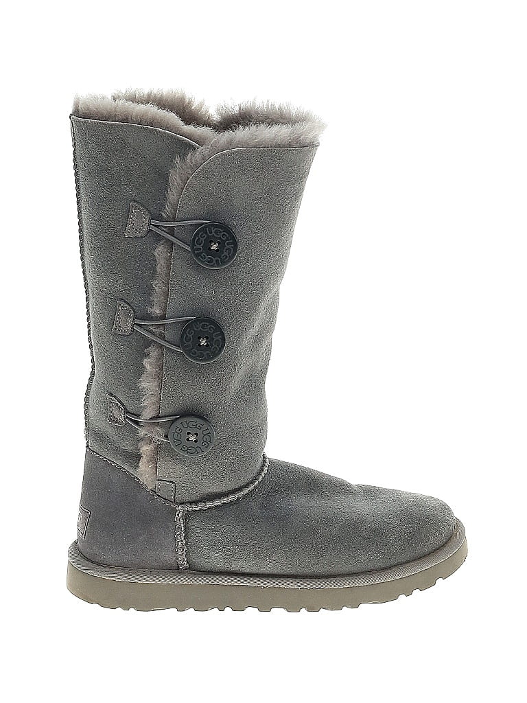 Ugg Australia 100% Sheepskin Gray Boots Size 7 - photo 1