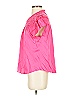 Hale Bob Pink Short Sleeve Blouse Size S - photo 4