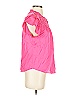 Hale Bob Pink Short Sleeve Blouse Size S - photo 3