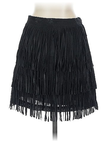 Alice + Olivia Leather Skirt (view 2)