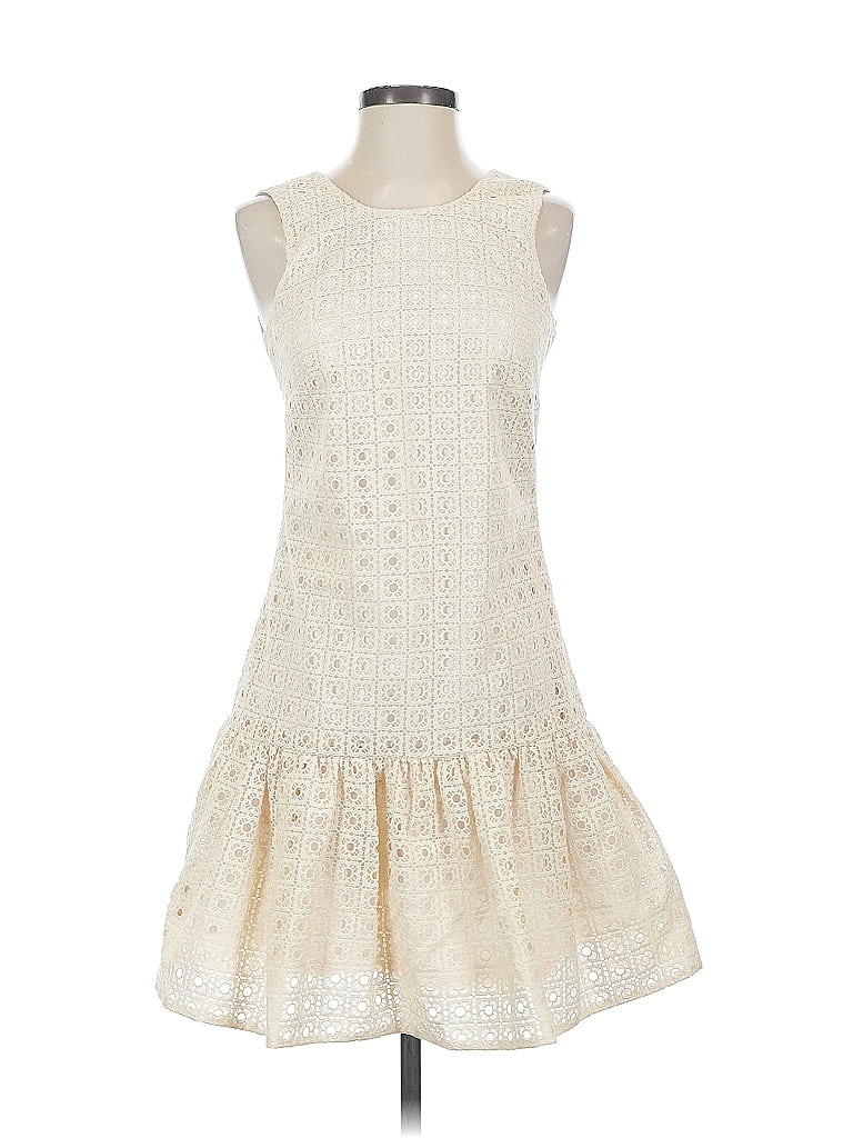 J.Crew Collection 100% Nylon Ivory Cocktail Dress Size 00 - 75% off ...