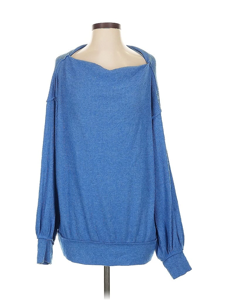 We the Free Blue Pullover Sweater Size XS - photo 1