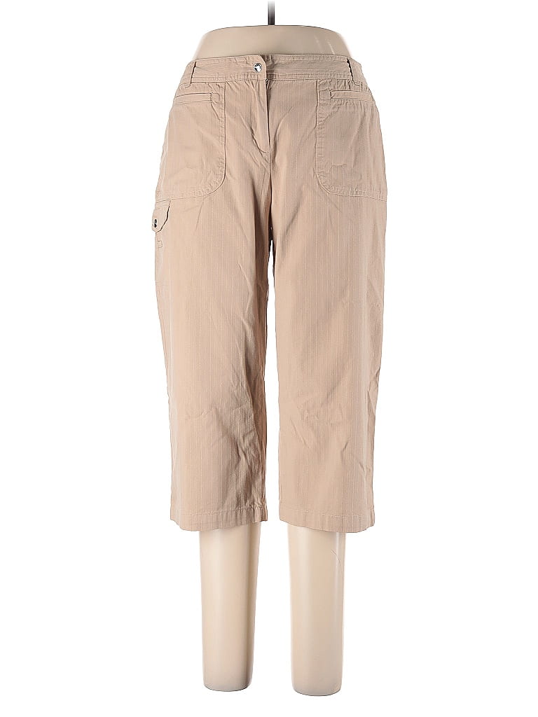 Pre-owned Izod Khaki Pant In Brown