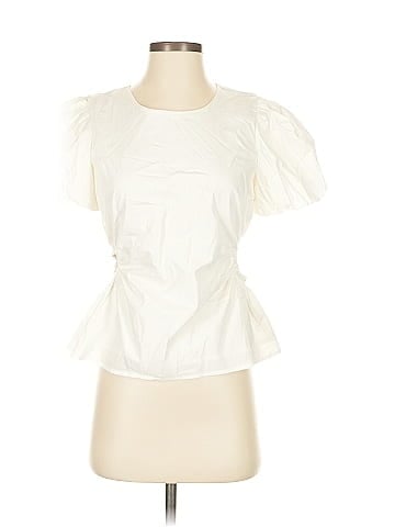 Scoop Short Sleeve Blouse (view 1)