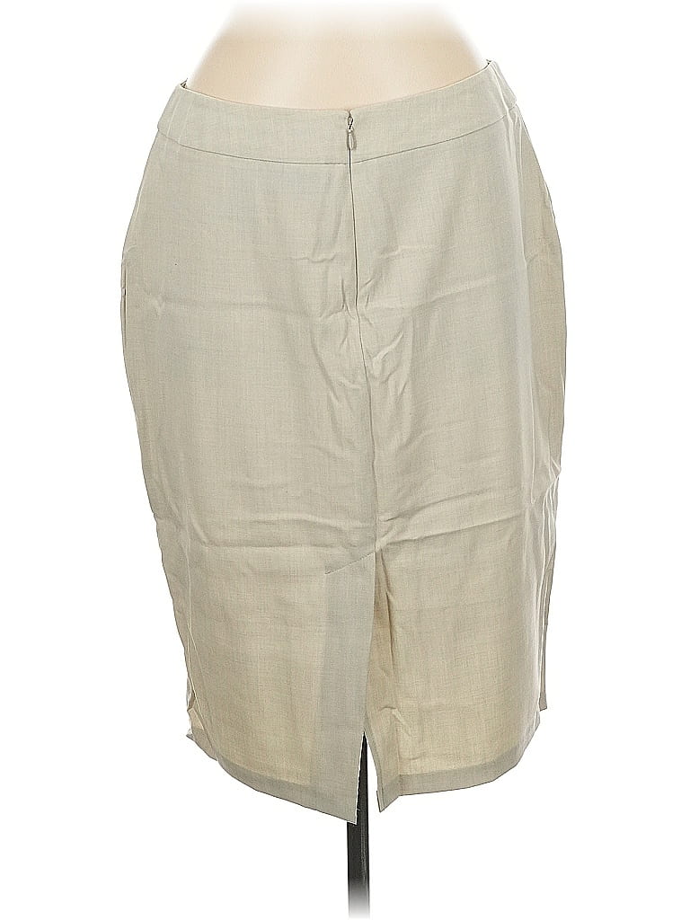 Pre-owned New York And Company Casual Skirt In White