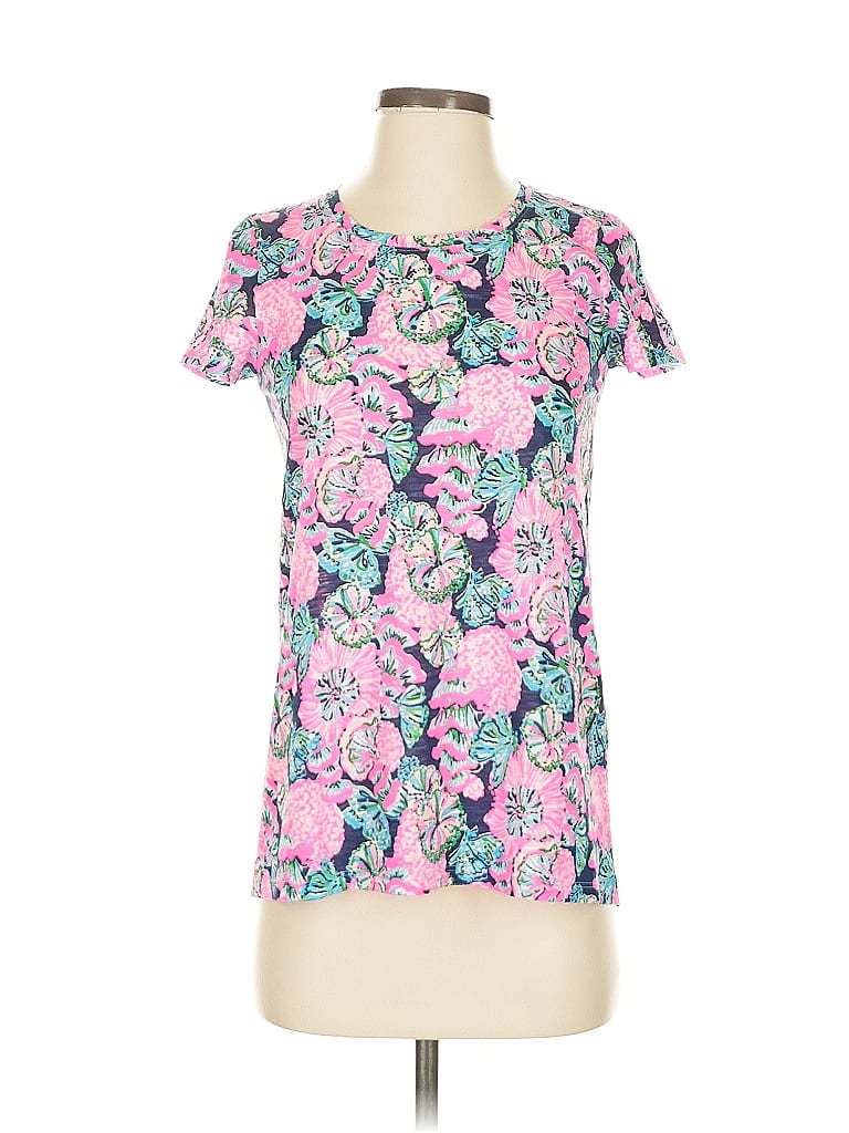 Pre-owned Lilly Pulitzer Short Sleeve T-shirt In Pink