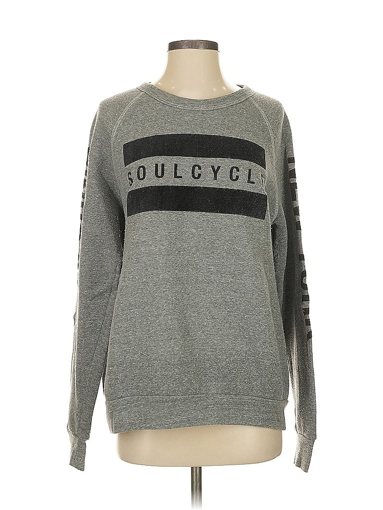 Pre-owned Soulcycle Pullover Sweater In Gray