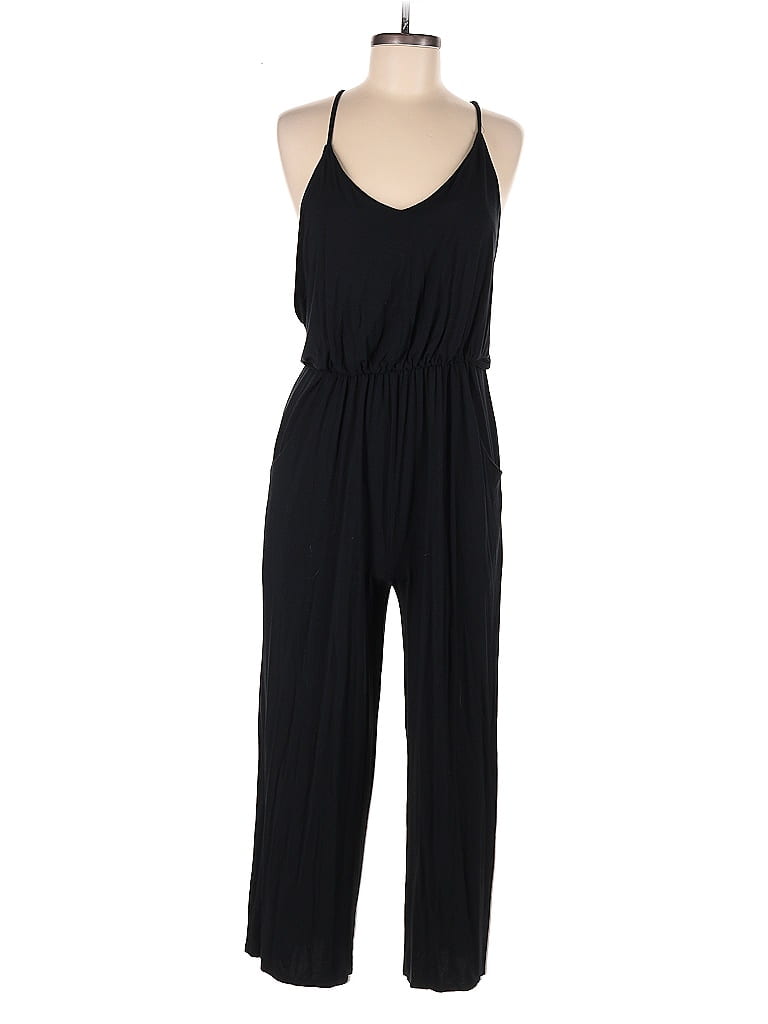 Soma Solid Black Jumpsuit Size M - photo 1