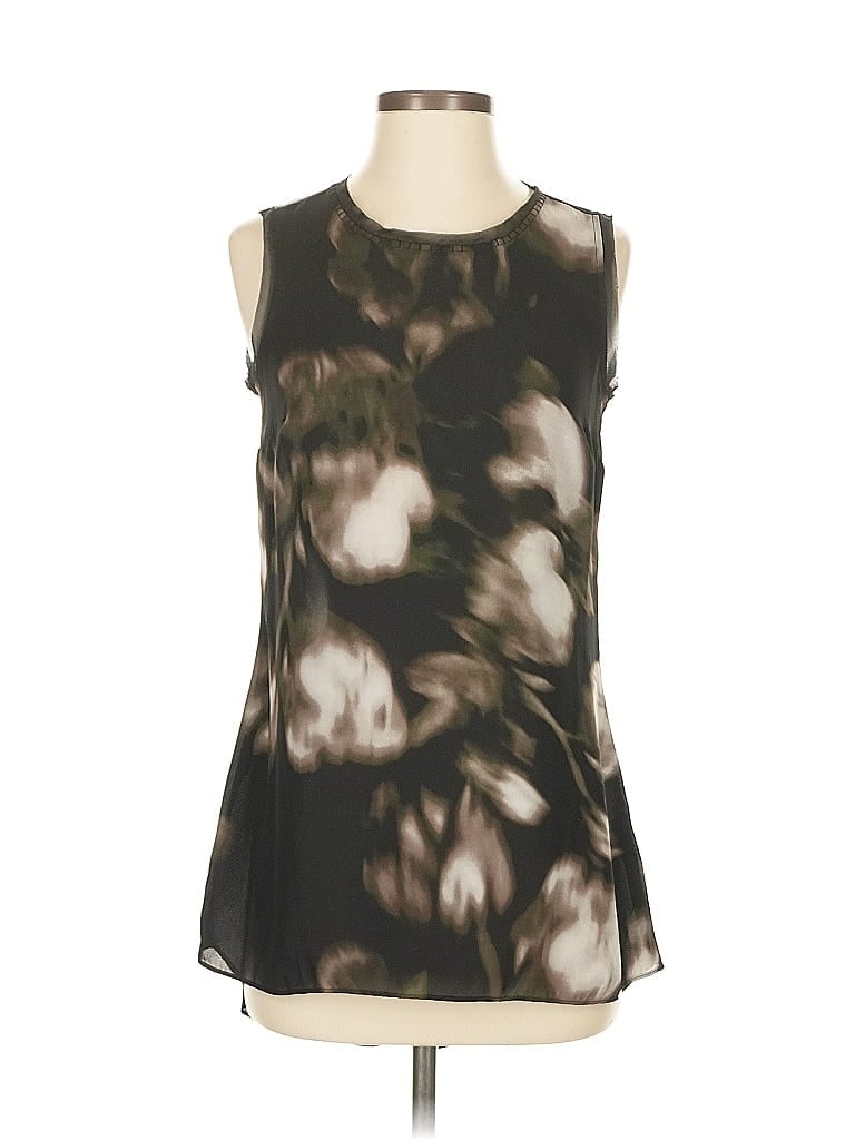 Pre-owned Simply Vera Vera Wang Sleeveless Blouse In Black