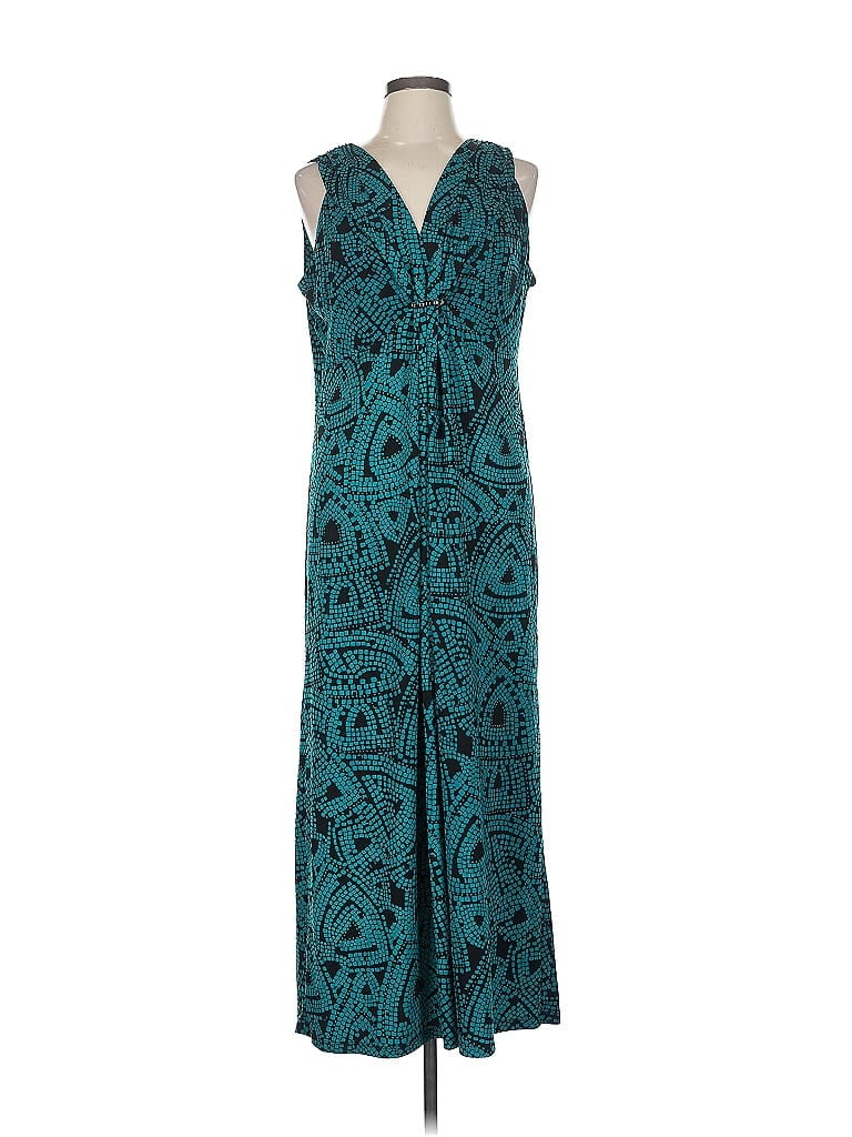 Ruby Rd Dresses Ruby Rd. 100% Polyester Paisley Teal Casual Dress Size L - 65% off ...