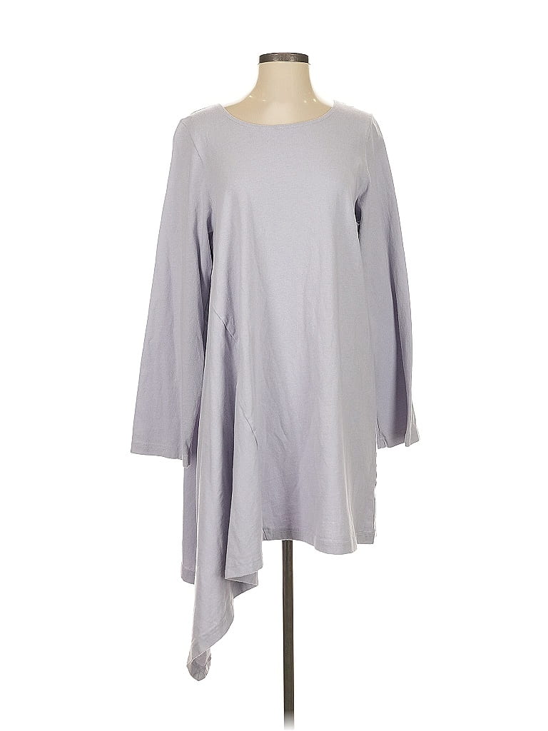 bryn WALKER 100% Cotton Gray Casual Dress Size M - photo 1