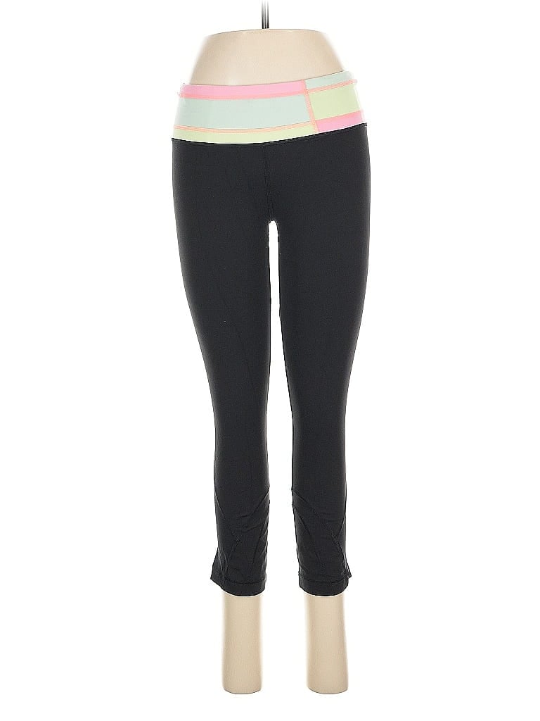 Pre-owned Lululemon Athletica Yoga Pants In Black