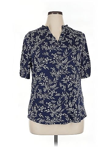 Perseption Concept Short Sleeve Blouse (view 1)