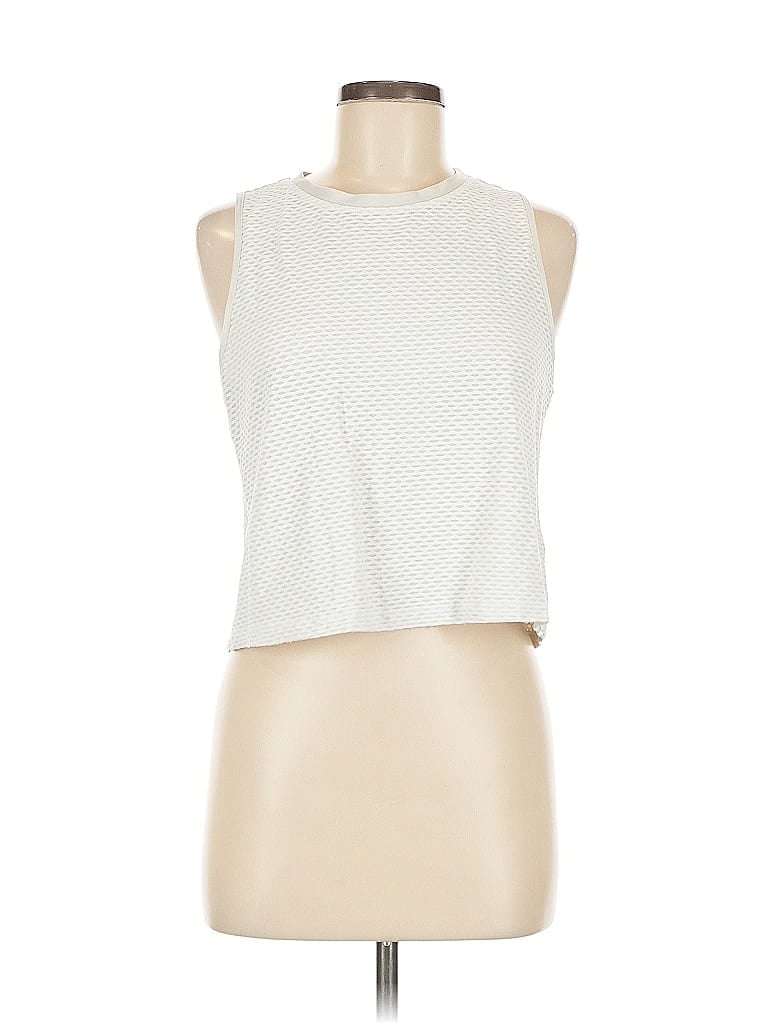 Koral Ivory Sleeveless T-Shirt Size M - photo 1